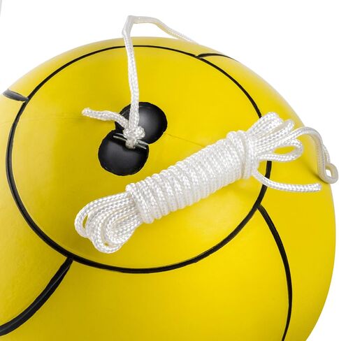 مجموعة Cannon Sports Tetherball والحبال لملعب المدرسة والساحات الخلفية والاستراحة والأطفال (أصفر) in Kuwait