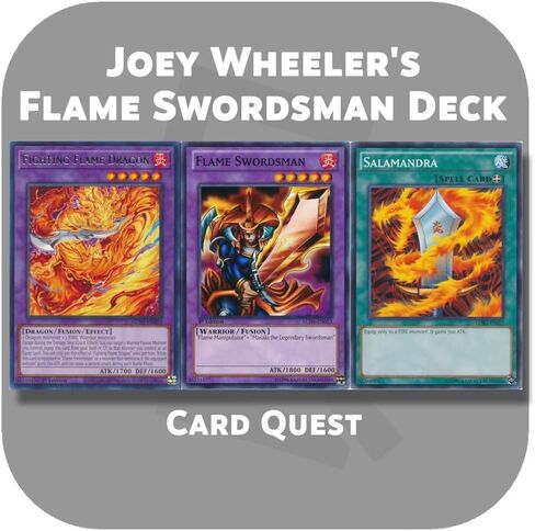 Complete Custom Deck for Yu-Gi-Oh! - Joey Wheeler's Flame Swordsman Fusion Deck in Kuwait
