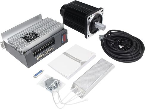 RATTMMOTOR Optical Encoder 3.8KW 220V Servo Motor Kit, Large Servo with Servo Motor Driver CNC Controller Kit for CNC Engraver Milling Machine/Robot (Without Brake) in Saudi Arabia