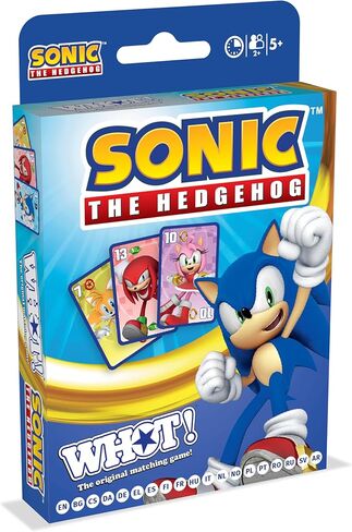 حركات الفوز رقم 1 في Waddingtons Sonic The Hedgehog WHOT! لعبة بطاقات السفر، العب بالمفاصل والذيول والظل والدكتور إيجمان من لعبة فيديو سيجا الشهيرة، هدية رائعة للأعمار من 5 سنوات فما فوق in Saudi Arabia