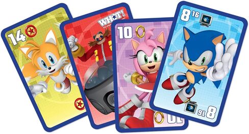 حركات الفوز رقم 1 في Waddingtons Sonic The Hedgehog WHOT! لعبة بطاقات السفر، العب بالمفاصل والذيول والظل والدكتور إيجمان من لعبة فيديو سيجا الشهيرة، هدية رائعة للأعمار من 5 سنوات فما فوق in Saudi Arabia