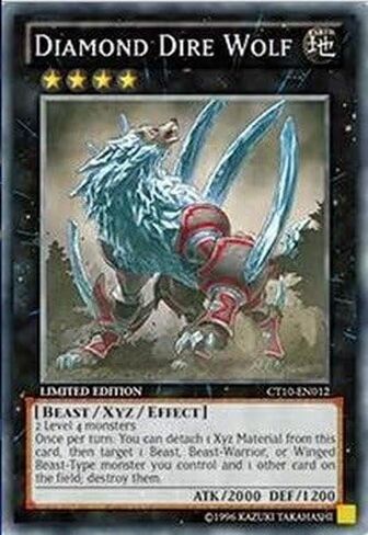 يو غي أوه! - Diamond Dire Wolf (CT10-EN012) - علب تجميع 2013 - إصدار محدود - نادر للغاية in Kuwait