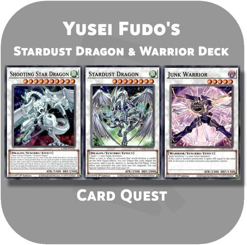 مجموعة مخصصة كاملة لـ Yu-Gi-Oh! 5D - تنين يوسي فودو ستاردست ودرع المحارب المتزامن in Kuwait