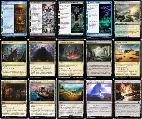 مجموعة Elite Saga Commander Deck - Tom Bombadil - 5 ألوان - EDH - Lord of The Rings LOTR - 100 بطاقة - Magic Custom The Gathering Deck - قوي جدًا! in Saudi Arabia