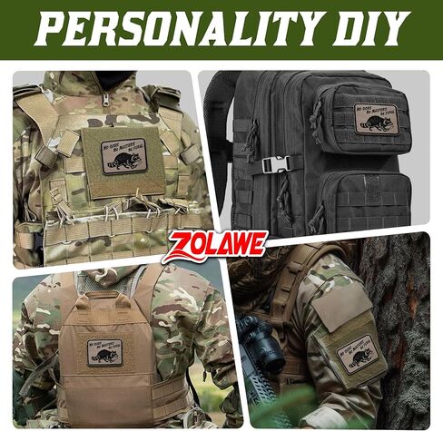 Raccoon No Gods No Masters Be Feral Hook and Loop Patch, 3 Inches Sew On Patches, Embroidery Patches for Backpacks Bags Vest Dog Harness, Tactical Military Embroidered Patches, Funny DIY Patch in Saudi Arabia