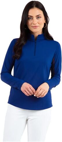 IBKUL Athletic Wear واقي من الشمس UPF 50+ Icefil Cooling Tech بأكمام طويلة وهمية الرقبة مع شبكة تحت الذراع 8000 in Saudi Arabia