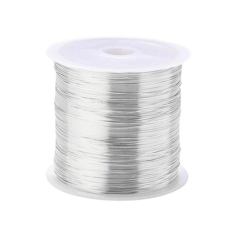 0.4mm 100m Metal Beading Wire Craft Copper Wire Snare Trapping Wire Jewelry Making Wire Cord Thin Bendable Crafting Wire Bailing Wire Roll in Saudi Arabia