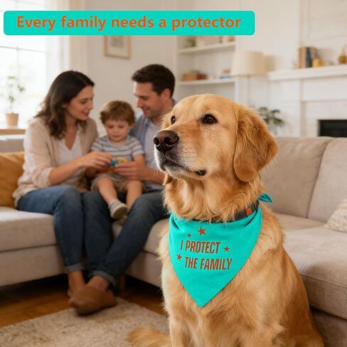 I Protect The Family Dog Bandana (Small) in Saudi Arabia