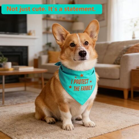 I Protect The Family Dog Bandana (Small) in Saudi Arabia