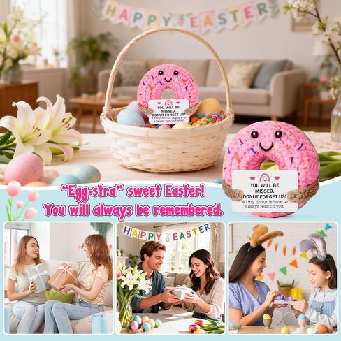 MBL Retirement Gifts for Women Men - Funny Crochet Donut Leaving Going Away Farewell Goodbye New Job Easter Graduation Appreciation Gift for Employee Teacher Nurses Coworker Team Boss Lady Retiree in Saudi Arabia