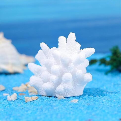 Coral Fish Tank Decorative Ornaments, Mini Small Underwater Accessories for Fish Tank Decoration, Starfish & Coral DIY Ornaments (6 Pieces) in Saudi Arabia
