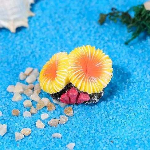 Coral Fish Tank Decorative Ornaments, Mini Small Underwater Accessories for Fish Tank Decoration, Starfish & Coral DIY Ornaments (6 Pieces) in Saudi Arabia