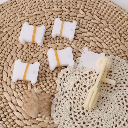 120Pcs Floss Bobbins, Plastic Floss Winding Boards with Floss Winder Embroidery Floss Organizer for Cross Stitch Cotton Thread Craft DIY Sewing Storage in Saudi Arabia