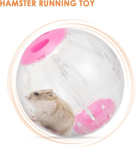 Garneck Toy Guinea Pig Hamster Toy Ball Exercise Ball for Hamsters Feature 18.5cm in Saudi Arabia