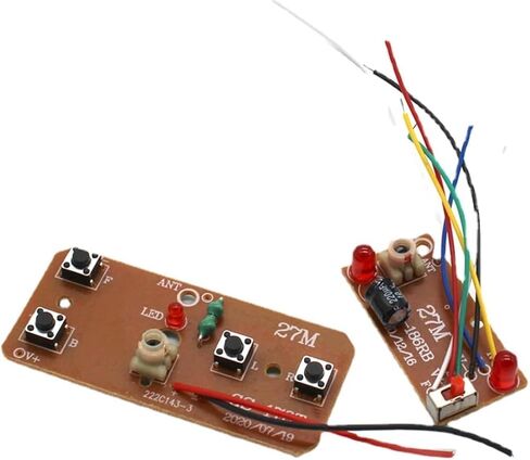 27mhz Four-Way Remote Control Board Two-Way RC Transmitter and Receiver Car Robot Model Accessories for DIY Project Parts (Control 2 Motors) in Saudi Arabia