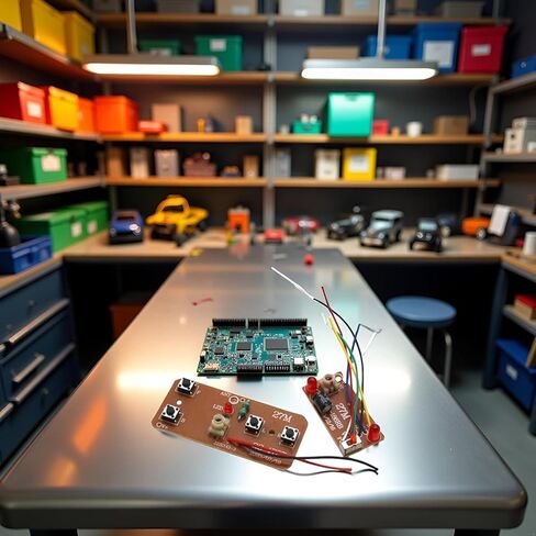 27mhz Four-Way Remote Control Board Two-Way RC Transmitter and Receiver Car Robot Model Accessories for DIY Project Parts (Control 2 Motors) in Saudi Arabia