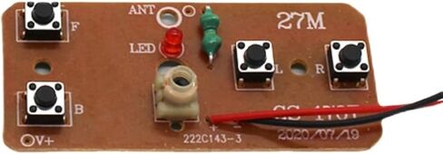 27mhz Four-Way Remote Control Board Two-Way RC Transmitter and Receiver Car Robot Model Accessories for DIY Project Parts (Control 2 Motors) in Saudi Arabia