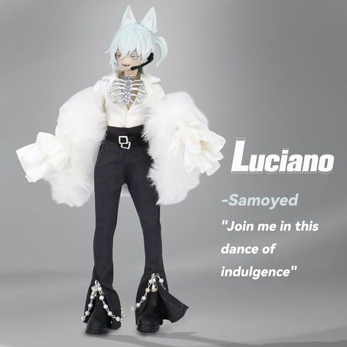BJD Dolls BJD Blind Box 1/8 BJD Dolls 9 بوصات دمية متصلة بالكرة، دمى قابلة للجمع هدية لحفلات أعياد الميلاد للأعمار من 15 عامًا فما فوق، زي PVC وABS متضمن - الماضي في صقلية (صندوق واحد) in Saudi Arabia