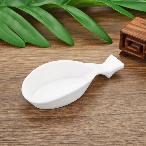 PATIKIL Ink Dish Plate for Chinese Calligraphy Writing, 20 Pcs Plastic Ink Holder Rest Ink, Water Brush Pen Holder for Stone Traditional Beginners Japanese Practice Painting, White in Saudi Arabia