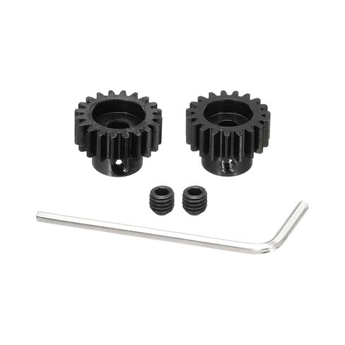 DMiotech M1 23T 24T ترس محرك ترس صلب 5 مم لسيارة RC، محركات بديلة بدون فرش، تطبيقات RC مع قطعتين من البراغي ومفتاح ربط سداسي لطائرة بدون طيار RC in Kuwait