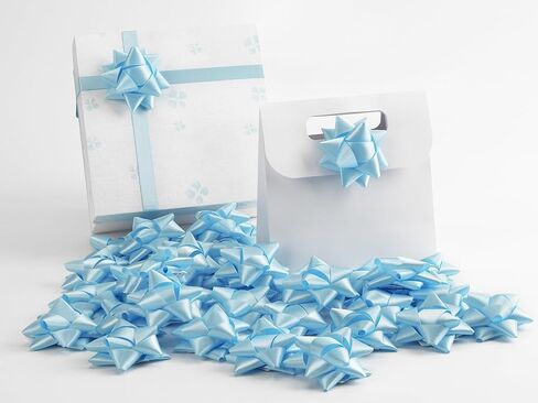 HUIHUANG Sage Green Bows لتغليف الهدايا 2.5 بوصة Sage Satin Star Bows 36 قطعة أقواس هدايا ذاتية اللصق للهدايا، حقيبة ورقية، هدايا الحفلات، أعياد الميلاد، ديكور الزفاف in Saudi Arabia