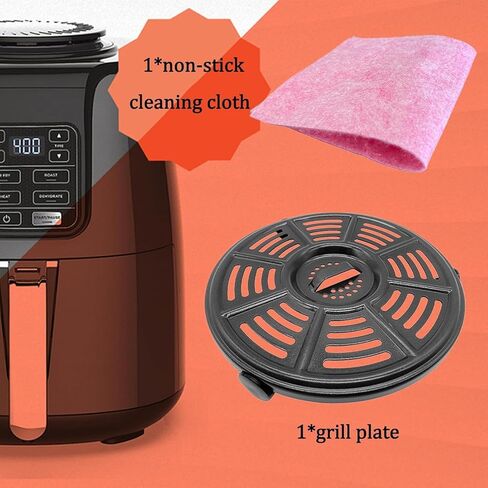 5.5QT Air Fryer Replacement Grill Pan for Ninja AF161 Max XL 5.5QT air fryers, Upgraded Grill Crisper Plate Tray Grate Rack Grid Shelf for Ninja Air Fryer, Dishwasher Safe, Nonstick in Saudi Arabia