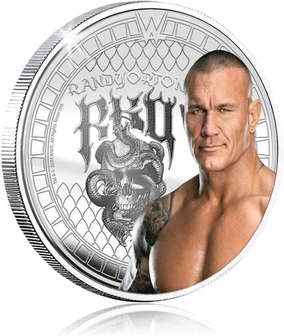 عملة FANTASY CLUB Randy Orton WWE 32 مم الرسمية القابلة للتجميع - تكريمًا للقاتل الأسطوري والبطل المتعدد الأوقات - إصدار محدود للمعجبين وهواة الجمع in Saudi Arabia