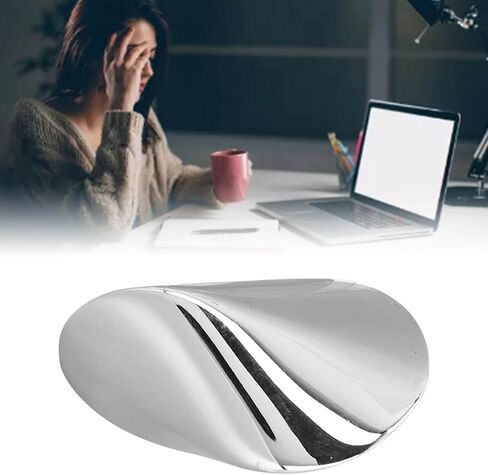 لعبة مكتب Oloid من الفولاذ المقاوم للصدأ من Ciciglow، هندسية، حركة دوارة منومة، مظهر أنيق، إزالة الضغط، حجم محمول لتخفيف التوتر المكتبي وتزيين المكتب in Kuwait