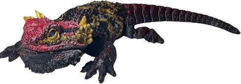 3D Printed Realistic Bearded Dragon with Articulating Limbs, Movable Tail, and Functional Jaw – Lifelike Collectible Reptile Model - 9.5" Long (Blue) in Saudi Arabia