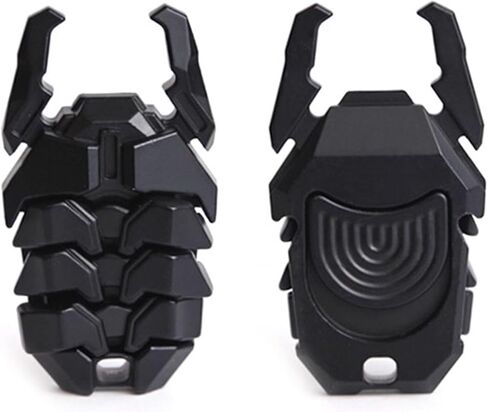 SKEDC Metal Beetle Fidget Clicker - ألعاب EDC Fidget من سبيكة معدنية للبالغين لعبة تخفيف التوتر مع صوت النقر اللمسي، لعبة مكتب تنفيذي أدوات ADHD للرجال والنساء (لون نحاسي) in Kuwait