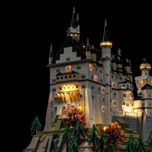 إضاءة LED متوافقة مع قلعة Lego Neuschwanstein 21063 - مجموعة إضاءة RC مخصصة متوافقة مع Lego Architecture 21063، غير متضمنة النموذج in Saudi Arabia