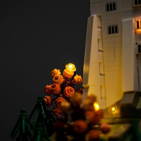 إضاءة LED متوافقة مع قلعة Lego Neuschwanstein 21063 - مجموعة إضاءة RC مخصصة متوافقة مع Lego Architecture 21063، غير متضمنة النموذج in Saudi Arabia