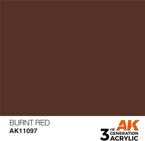 AK Interactive 3rd Gen Acrylic Burnt Red 17ml in Saudi Arabia