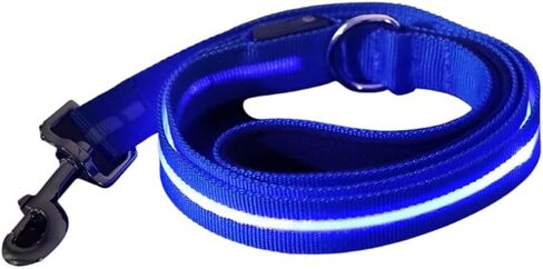 Cherry Red Ultra-Bright LED Dog Leash | Night Walks just got Safer | USB Rechargeable | Waterproof | Durable | 4 Light Modes & 3 Colors | Keep Your Pup & Yourself Safe on The Go! in Kuwait