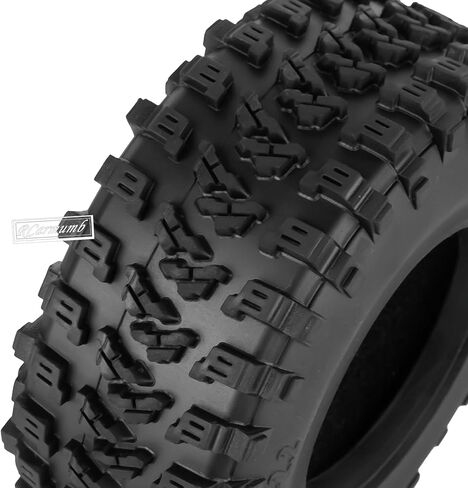 2.2 Inch RC Crawler Tires for 1/10 TRX4 SCX10 Capra AMG 6x6 Gen8 Everest Gen7 Pro Off-Road Vehicles,All-Terrain High Grip Soft Rubber Tires w/Deep Tread & Foam Insert,Styled in Saudi Arabia