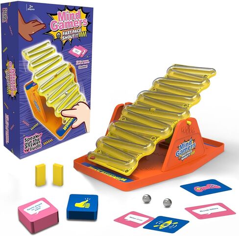 Tilt and Shout Game, Fun Family Desk Board, Fast-Paced Family Party Games, Interactive Marble-Run Games, Speedy Fast-Paced for Game Night in Saudi Arabia