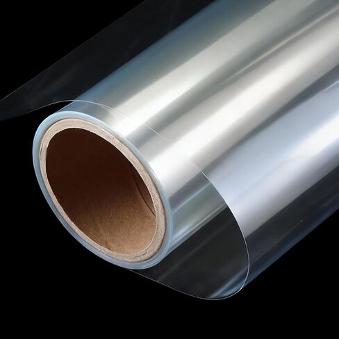 4 mil 12 Inches x 40ft Rolls Acetate Sheets Blank Stencil Sheets Transparency Mylar Stencils Sheet Transparency Blank Template Material Acetate for Cutting Machines (Clear) in Kuwait