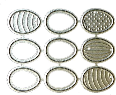 Easter Eggs Metal Cutting Dies Embossing Dies Stamps for Card Making DIY Embossing Photo Album Decorative Craft Embossing Dies Clearance Metal Scrapbooking Die-Cuts Card Making Accessories in Saudi Arabia