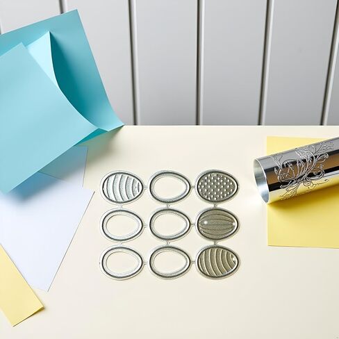 Easter Eggs Metal Cutting Dies Embossing Dies Stamps for Card Making DIY Embossing Photo Album Decorative Craft Embossing Dies Clearance Metal Scrapbooking Die-Cuts Card Making Accessories in Saudi Arabia