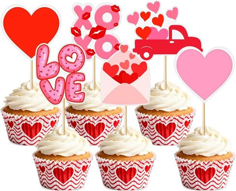 48Pcs St. Patrick’s Day Cupcake Toppers Shamrock Leprechaun Hat Horseshoe Gold Coin Cupcake Picks for Irish Party Decorations in Kuwait