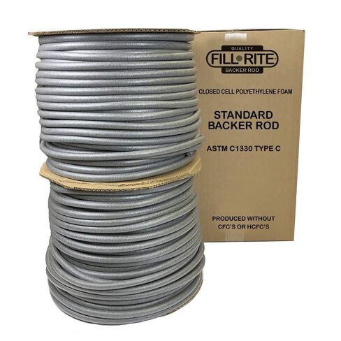 Foam Pre-Caulking Filler Rope Backer Rod Roll Bulk, 2500 Feet Length x .5 Inch Width, Grey Filler Rope in Saudi Arabia