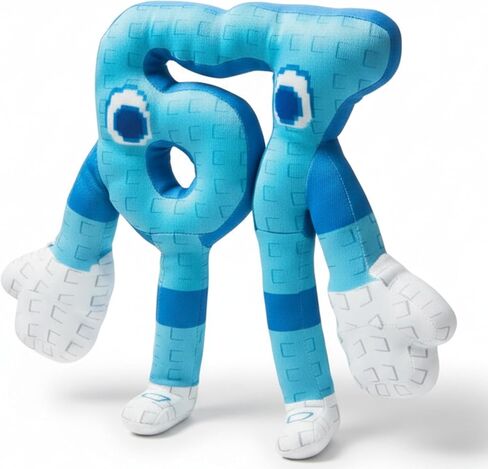 Brainrot 67 Plush, Italian Brainrot Six Seven,10 inch Blue Style in Saudi Arabia