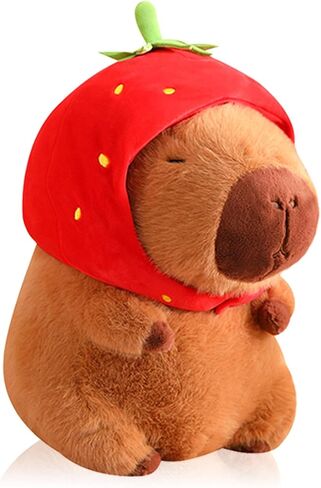 Capybara Plush with Clothes & Accessories,Christmas Stuffed Animals, 10.2 in Cute Capybara Stuffed Animal Plush Toys,Birthday Gifts&Dress Up Cute Plushies for Boys/Girls (Bee) in Saudi Arabia
