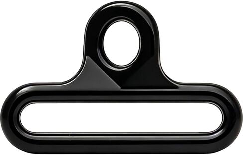 Wuuycoky 1.5 بوصة القطر الداخلي سبائك الزنك الأسود مثلث مشبك التواء رئيس مثلث الضابط حلقة حزمة من 10 in Kuwait