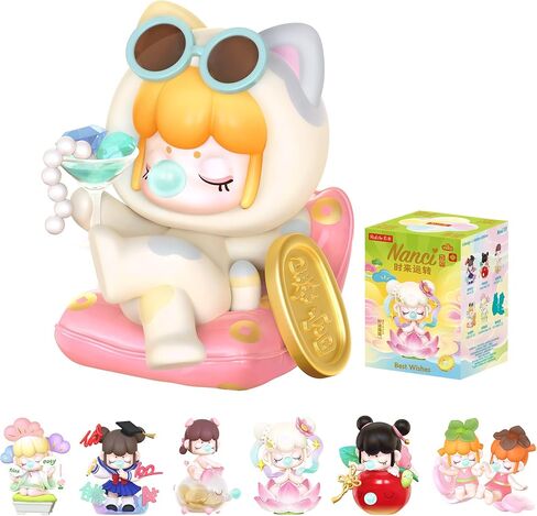 Rolife Best Wishes Series Nanci Blind Box، لعبة صغيرة عشوائية قابلة للجمع، ديكور مكتب المنزل، هدية حفلة عيد ميلاد للمراهقين والبالغين، صندوق واحد in Kuwait