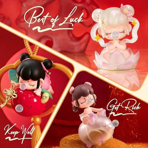 Rolife Best Wishes Series Nanci Blind Box، لعبة صغيرة عشوائية قابلة للجمع، ديكور مكتب المنزل، هدية حفلة عيد ميلاد للمراهقين والبالغين، صندوق واحد in Kuwait