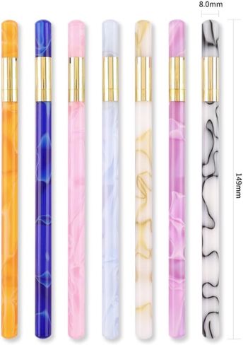 7 قطع/مجموعة قلم رصاص أكريليك أبدي HB قلم كتابة غير محدود مع غطاء قلم رصاص أبدي قابل لإعادة الاستخدام يدوم طويلاً (متعدد الألوان) in Kuwait