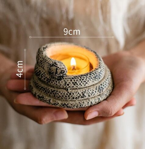EatingBiting DIY 3D Snake Mold, Snake-Shaped Silicone Candle Mold Resin Casting Moulds, Reptile Animal Mold Home Party Decoration in Saudi Arabia