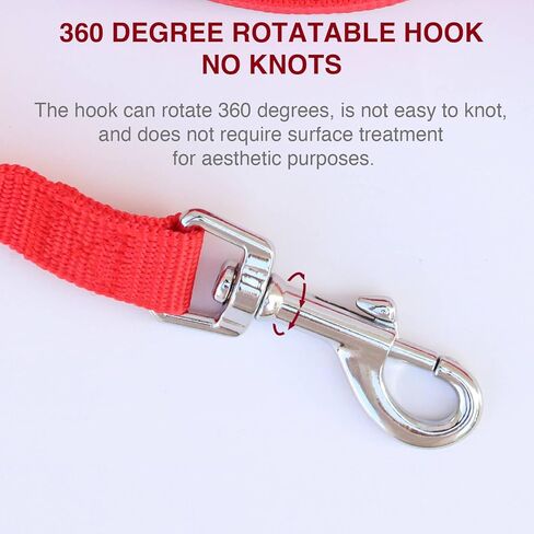 Dog Leash Puppy Obedience Recall Training Agility Lead 30ft, Great for Play, Camping, or Backyard in Saudi Arabia
