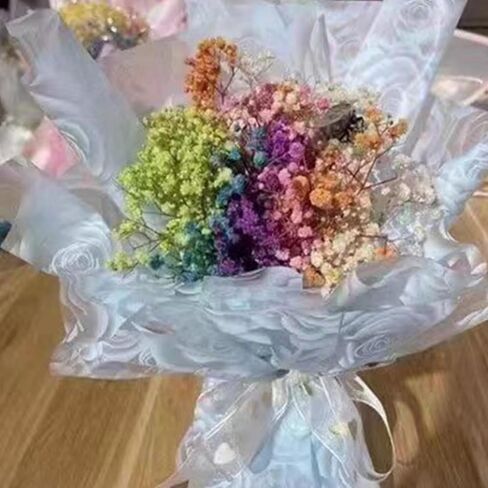35 Sheet in 7 colors Flower Wrapping Paper - Waterproof bouquet semi transparent rose beauty flower wrapping paper, Florist Supplies Packaging Paper for Wedding Birthday Gift DIY in Saudi Arabia